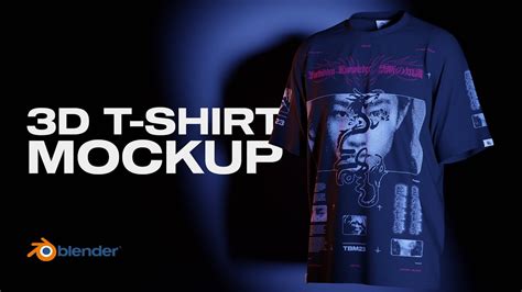 3d tshirt mockup blender free